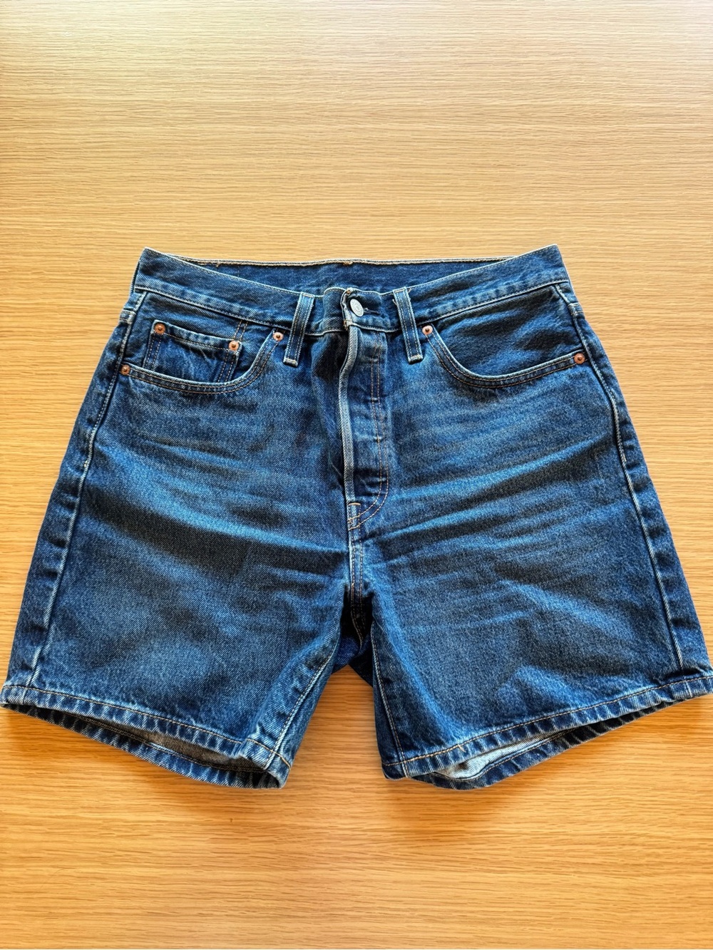 Classic Women’s Dark Blue Denim Shorts